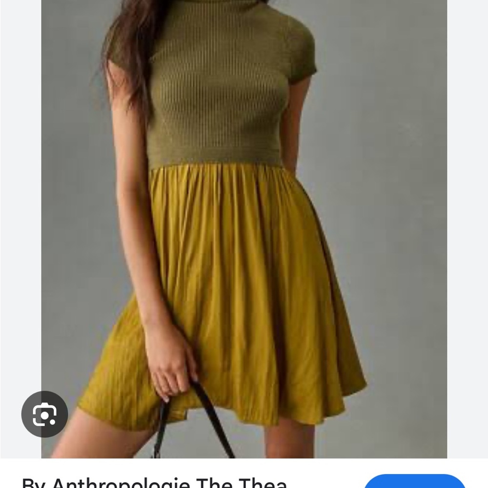 Anthropologie Thea Twofer Mini Dress XSP